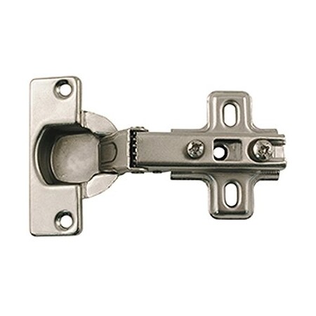 Ultra Hardware 34880 HINGE FRAMELESS FULL OVERLAY EURO METAL Phased Out